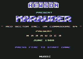 Pantallazo de Marauder para Commodore 64
