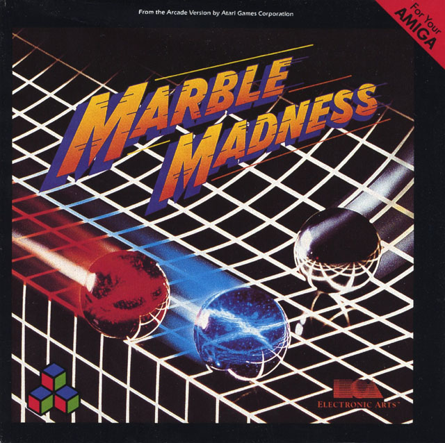 Caratula de Marble Madness para Amiga