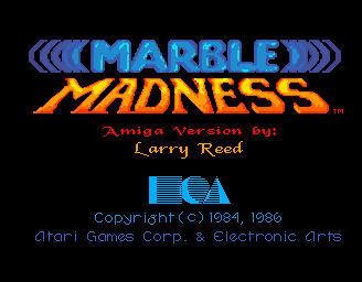Pantallazo de Marble Madness para Amiga