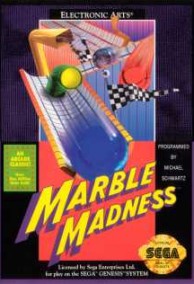 Caratula de Marble Madness para Sega Megadrive