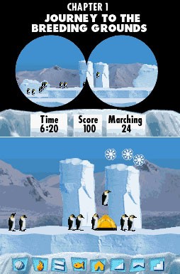 Pantallazo de March of the Penguins, The para Nintendo DS