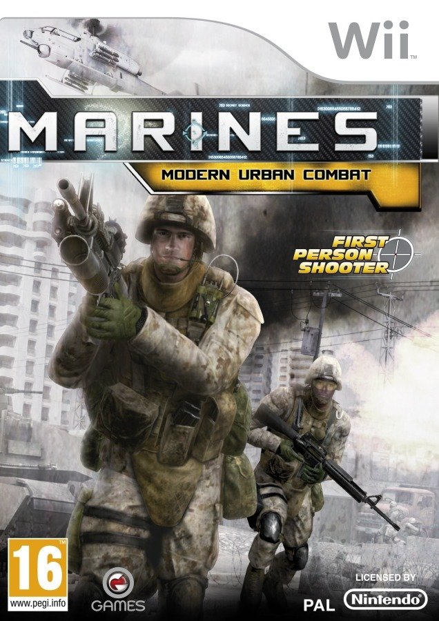 Caratula de Marines: Modern Urban Combat para Wii