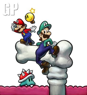 Gameart de Mario & Luigi: Bowsers Inside Story para Nintendo DS