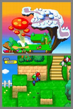Pantallazo de Mario & Luigi: Partners in Time para Nintendo DS