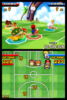 Pantallazo de Mario Basket 3 on 3 (Japonés) para Nintendo DS