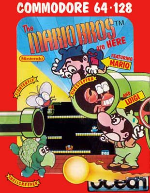 Caratula de Mario Bros. para Commodore 64