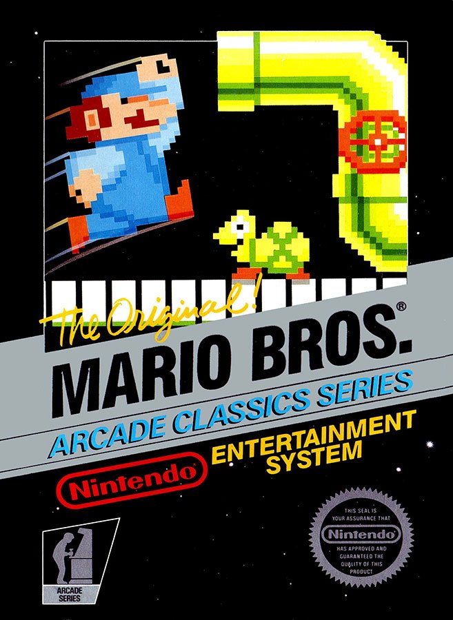 Caratula de Mario Bros. para Nintendo (NES)