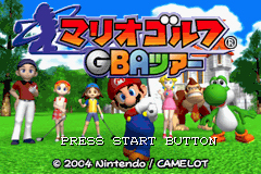 Pantallazo de Mario Golf Advance Tour (Japonés) para Game Boy Advance