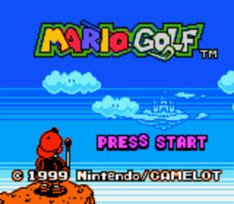 Pantallazo de Mario Golf para Game Boy Color