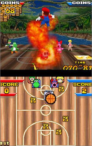 Pantallazo de Mario Hoops 3-on-3 para Nintendo DS