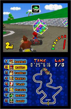 Pantallazo de Mario Kart DS para Nintendo DS
