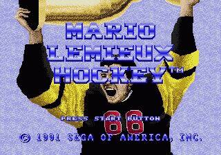 Pantallazo de Mario Lemieux Hockey para Sega Megadrive