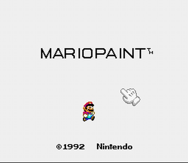 Pantallazo de Mario Paint (Europa) para Super Nintendo