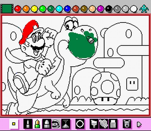 Pantallazo de Mario Paint (Europa) para Super Nintendo