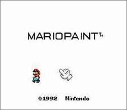 Pantallazo de Mario Paint para Super Nintendo