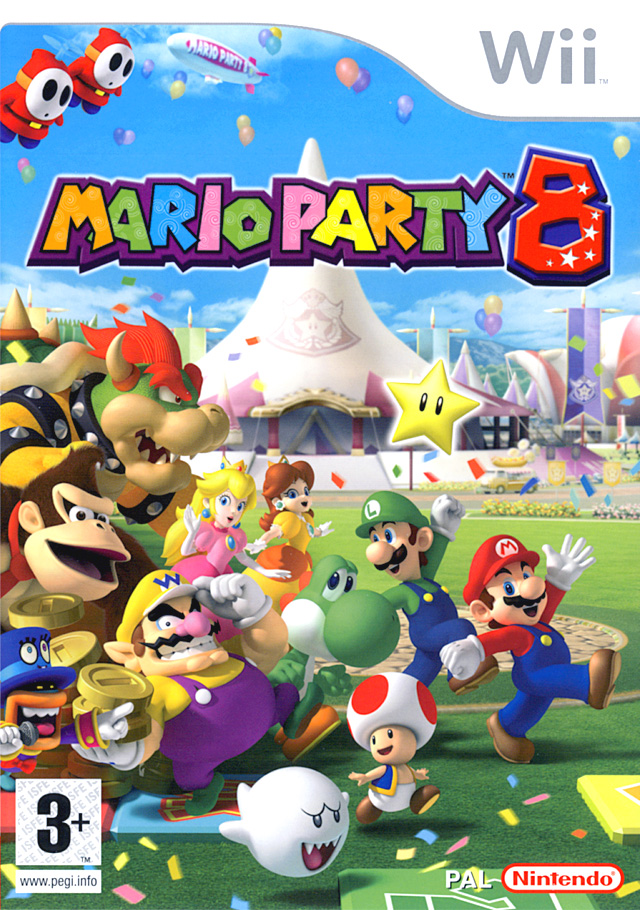 Caratula de Mario Party 8 para Wii