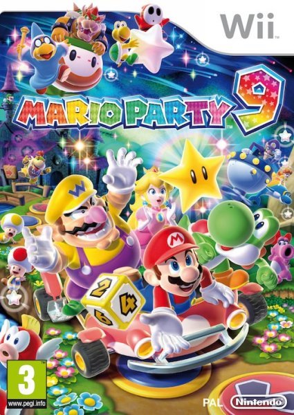 Caratula de Mario Party 9 para Wii