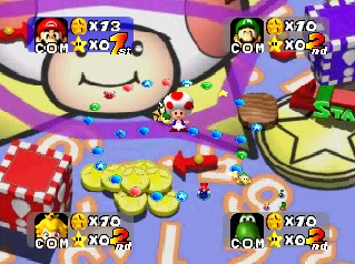 Pantallazo de Mario Party para Nintendo 64