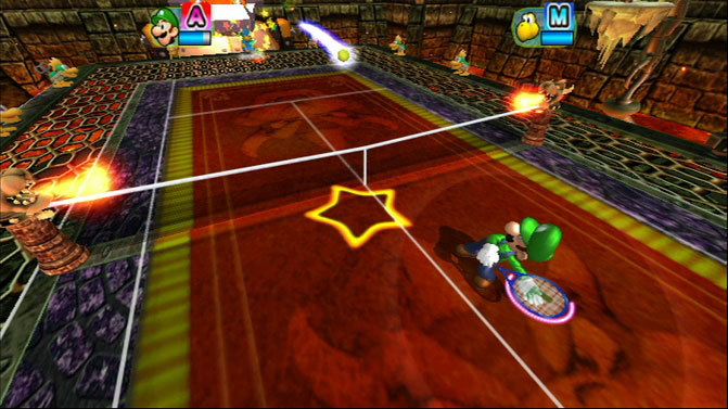Pantallazo de Mario Power Tennis para Wii