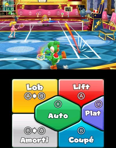 Pantallazo de Mario Tennis Open para Nintendo 3DS
