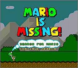 Pantallazo de Mario is Missing! para Super Nintendo