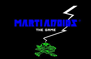 Pantallazo de Martianoids para Amstrad CPC