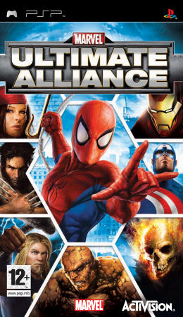 Caratula de Marvel: Ultimate Alliance para PSP