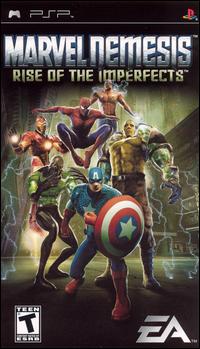 Caratula de Marvel Nemesis: Rise of the Imperfects para PSP