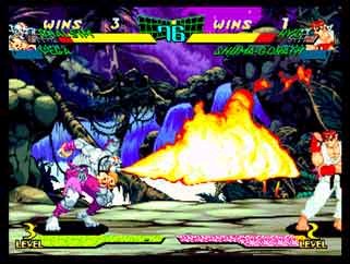 Pantallazo de Marvel Super Heroes vs. Street Fighter para PlayStation