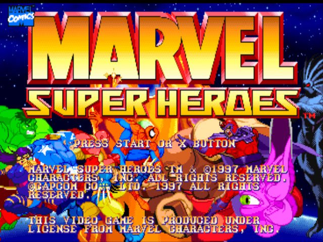 Pantallazo de Marvel Super Heroes para PlayStation