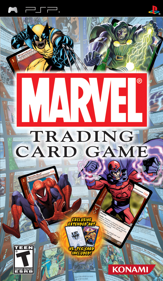 Caratula de Marvel Trading Card Game para PSP