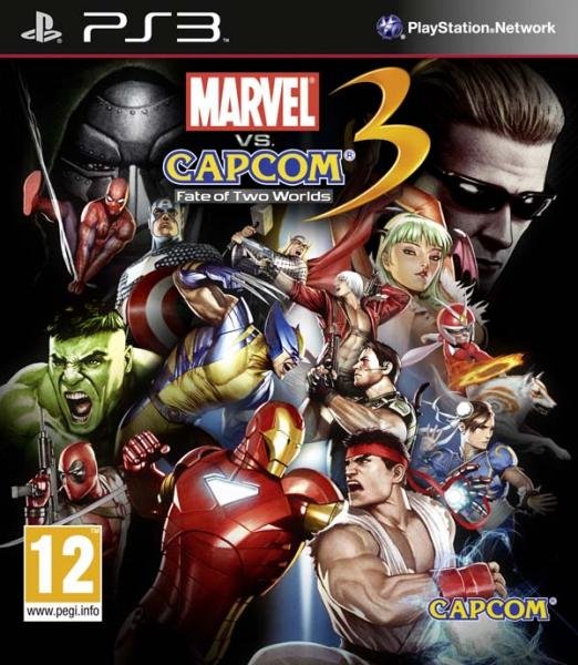 Caratula de Marvel Vs Capcom 3: Fate of Two Worlds para PlayStation 3