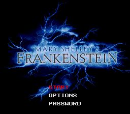 Pantallazo de Mary Shelley's Frankenstein para Sega Megadrive