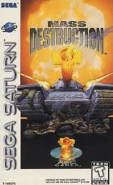 Caratula de Mass Destruction para Sega Saturn