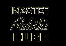 Pantallazo de Master Rubik's Cube para Amstrad CPC