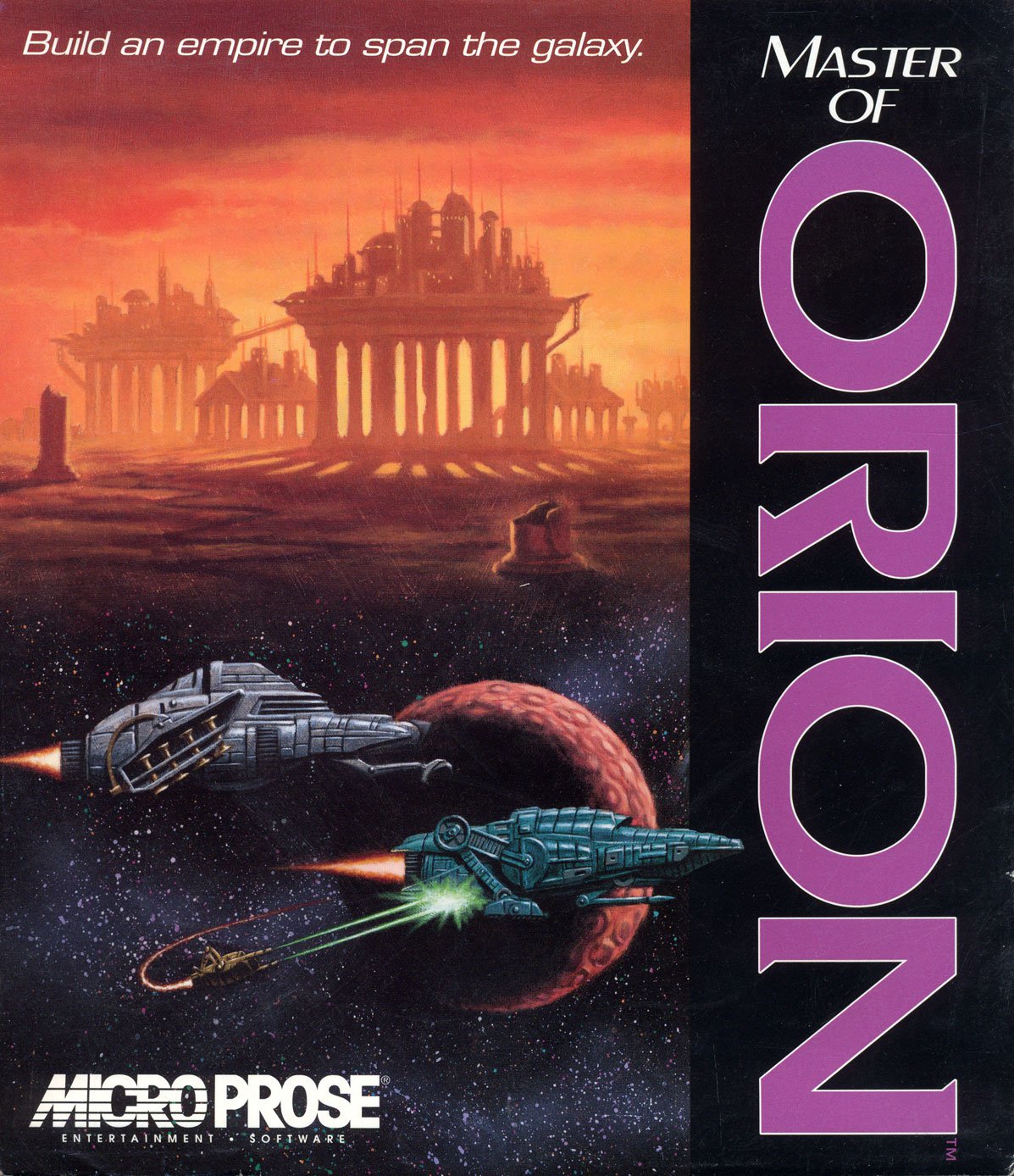 Caratula de Master of Orion para PC