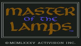 Pantallazo de Master of the Lamps para Commodore 64