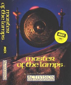 Caratula de Master of the Lamps para MSX