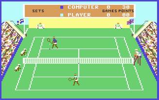 Pantallazo de Match Point para Commodore 64