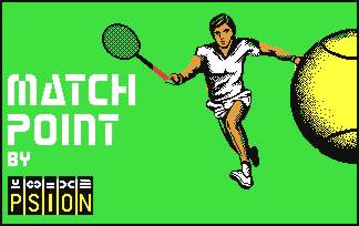 Pantallazo de Match Point para Commodore 64