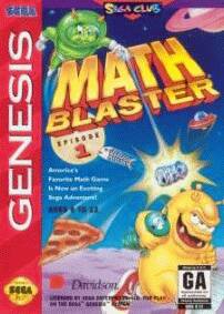 Caratula de Math Blaster para Sega Megadrive