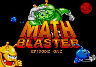 Pantallazo de Math Blaster para Sega Megadrive