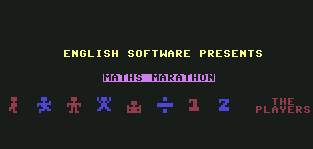 Pantallazo de Maths Marathon para Commodore 64