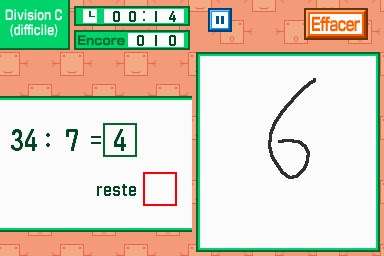 Pantallazo de Maths Training para Nintendo DS