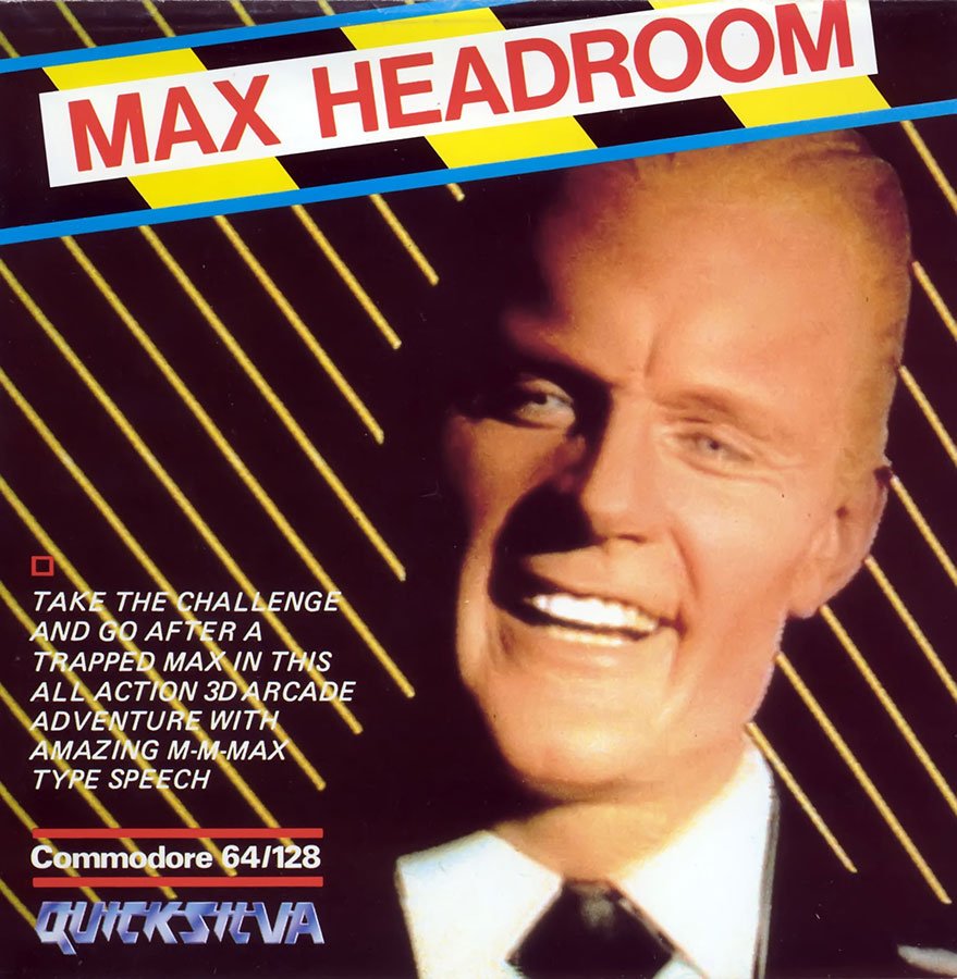 Caratula de Max Headroom para Commodore 64