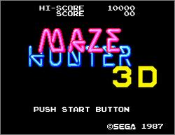 Pantallazo de Maze Hunter 3-D para Sega Master System