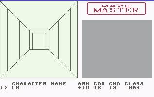 Pantallazo de Maze Master para Commodore 64