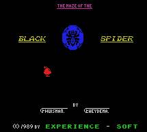 Pantallazo de Maze of the Black Spider para MSX