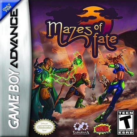 Caratula de Mazes of Fate para Game Boy Advance