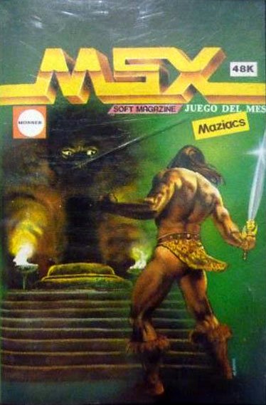 Caratula de Maziacs para MSX